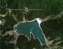 Η λίμνη Δόξα Ορεινή Κορινθία από δορυφόρο