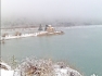 Το εκκλησάκι της λίμνης δόξα το χειμώνα Ορεινή Κορινθία